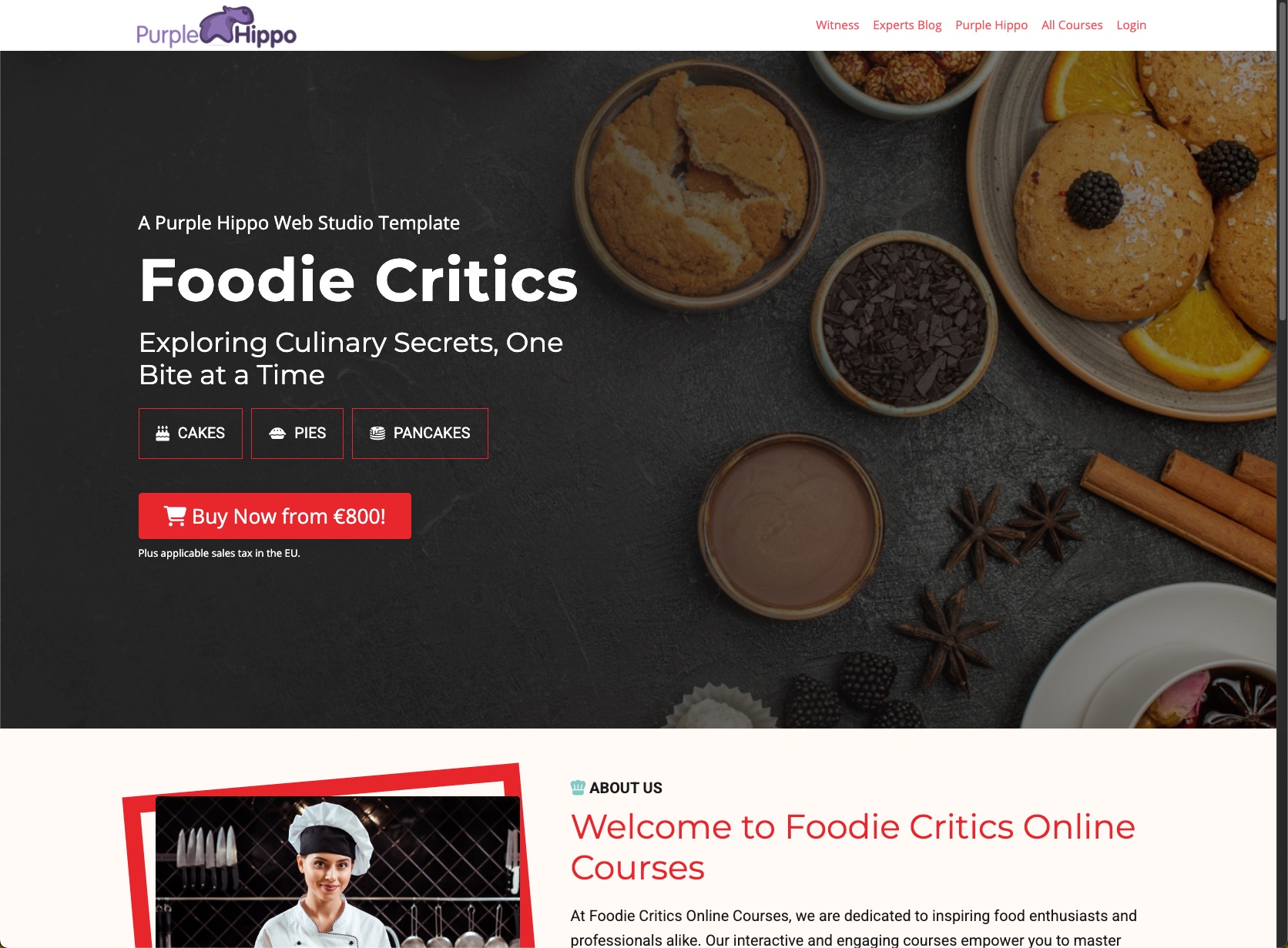 Foodie Critics Template